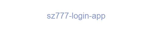 SZ777 Login App